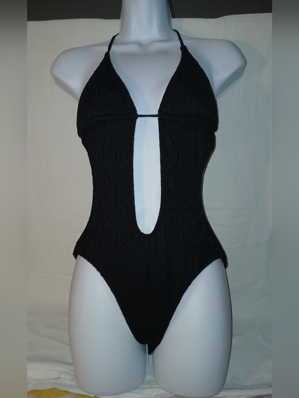 NWOT Forever 21 Black 1 PC Swimsuit inclds. Shorts.  Item Never Worn.